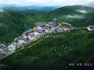 鹽城長福禪寺仿唐建筑規(guī)劃設(shè)計